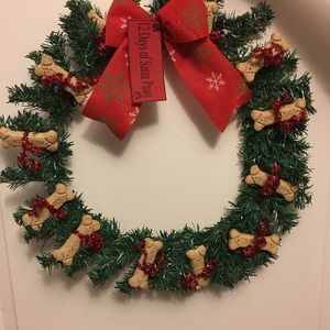 Doggie Xmas wreaths 12 bones for 12 days